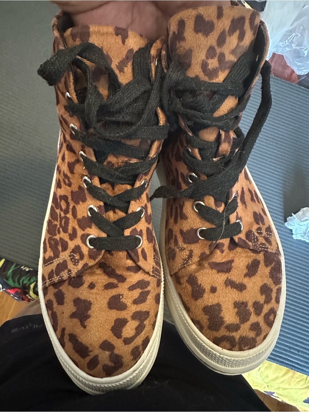 Madden Girl Leopard Print Ankle Booties in Brown and Black